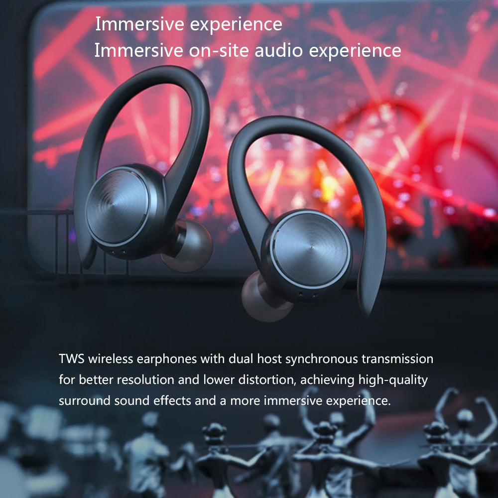 TWS Bluetooth 5.0 Headphones Wireless Stereo Earphones Sports Wireless